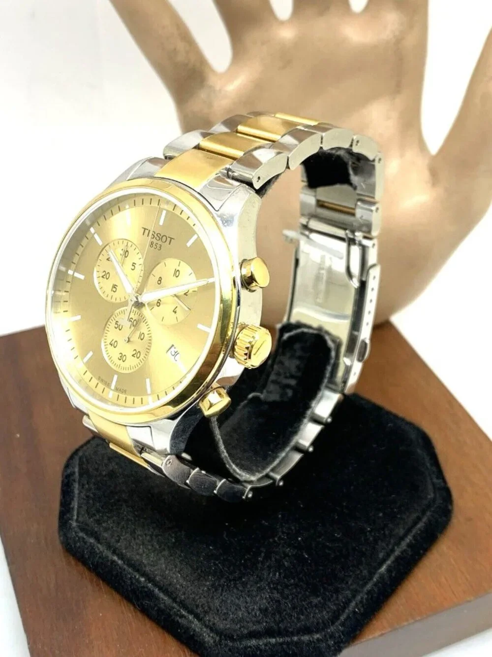 Tissot Men's Watch Chrono XL Swiss Quartz Chronograph Two Tone T1166172202100